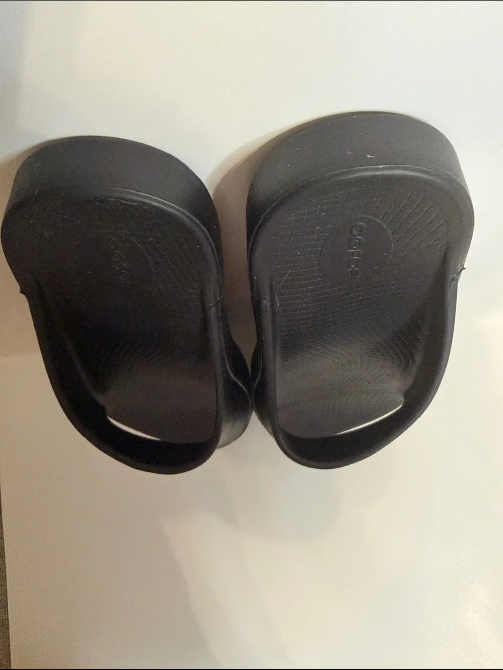 OOFOS OOAHH BLACK SLIDE SANDALS UNISEX WOMEN'S 12 MEN'S 10 EUR 43